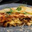 Лазанья с курицей и грибами