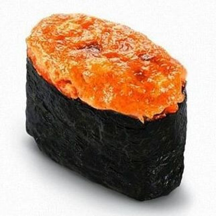 Запечённый гункан с креветкой