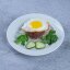 Бифштекс куриный с яйцом
