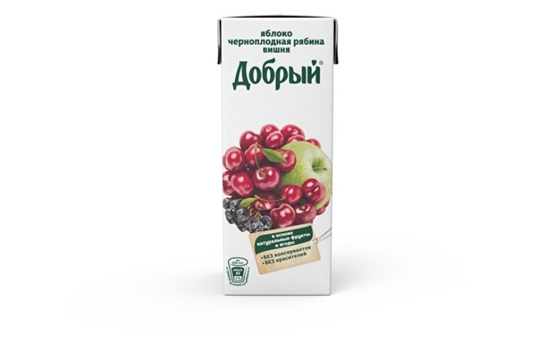 Нектар «Добрый» яблоко, ч/р, вишня