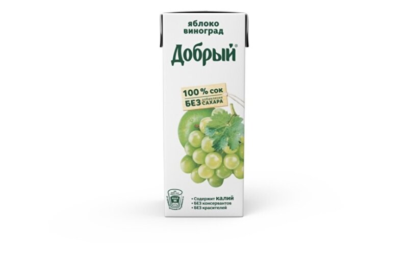 Сок «Добрый» яблоко-виноград