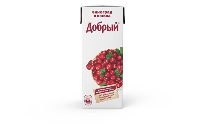 Морс «Добрый» виноград-клюква