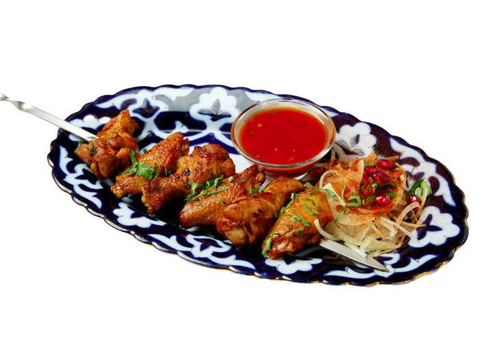 Куриные крылышки на мангале