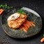 Шницель из свинины с соусом Blue Cheese