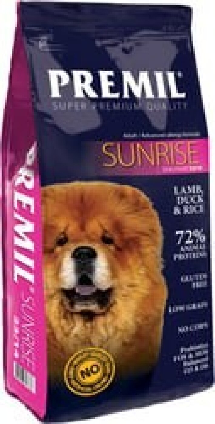Сухой корм для собак Premil Sunrise Сербия