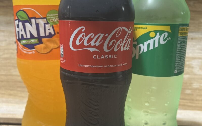 Кока -кола , фанта апельсин