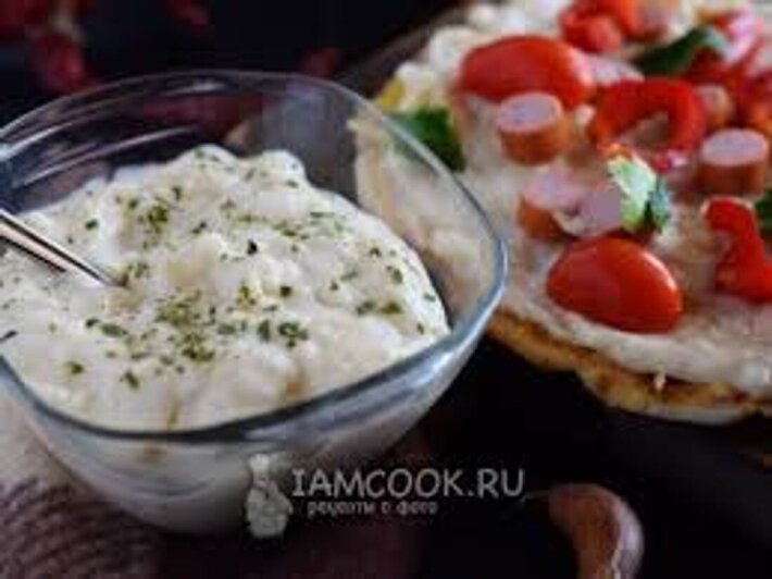 Соус сливочно -чесночный