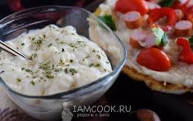 Соус сливочно -чесночный