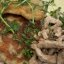 Мочанка с картофельными  драниками.