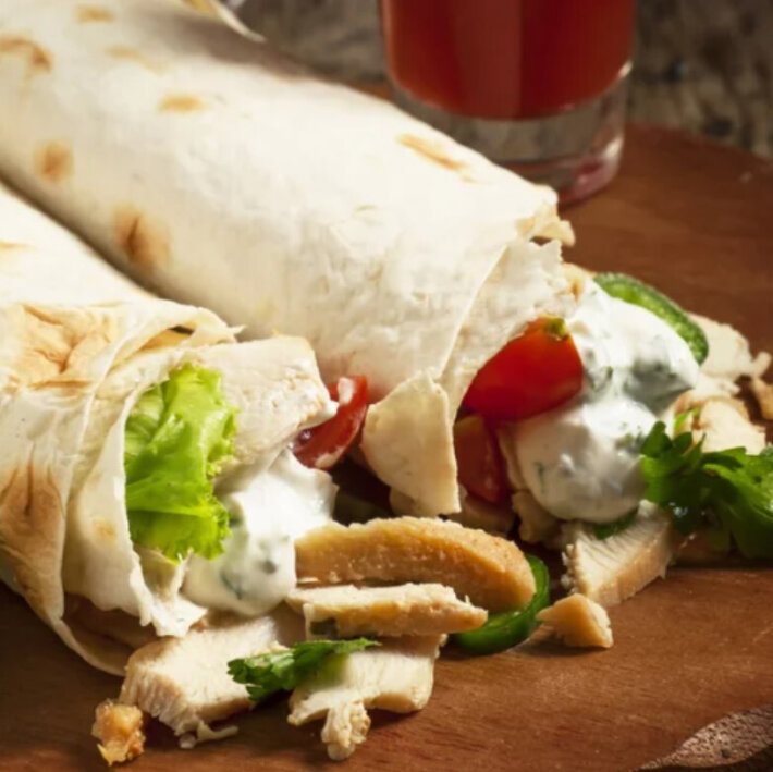 Бртуч (армянский) с курицей