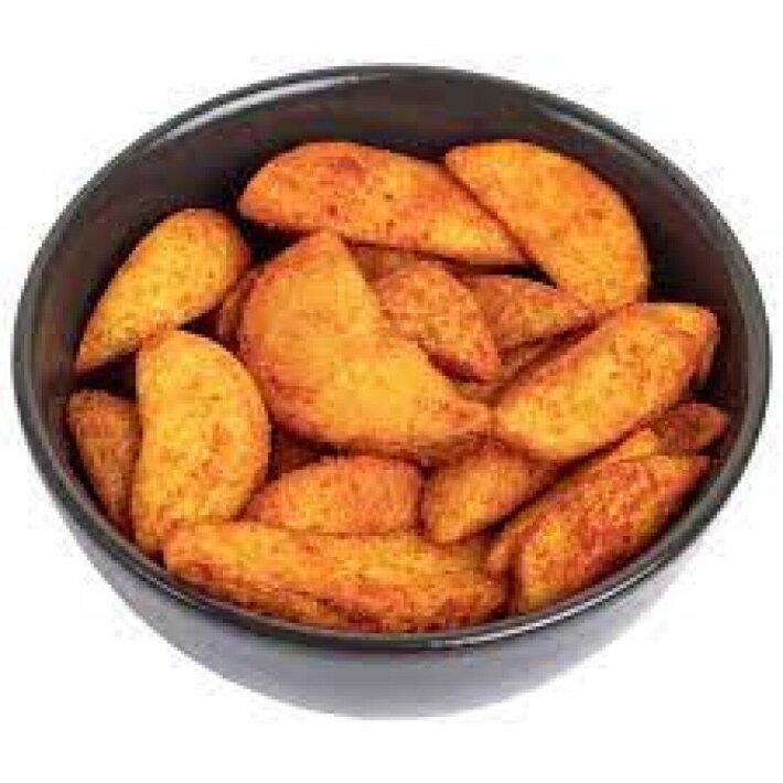 Картофельные дольки с кожурой