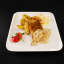 Свинина с грибным соусом и картофелем