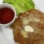 Шницель Венский, с брусничным соусом