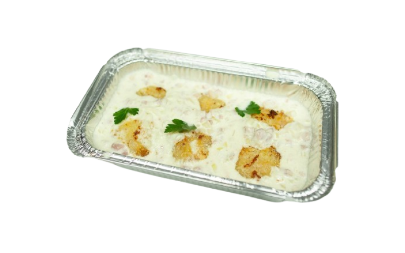 Комяки со сливочным соусом