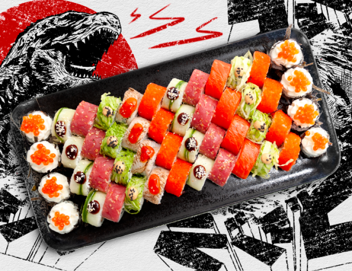 Годзилла сет