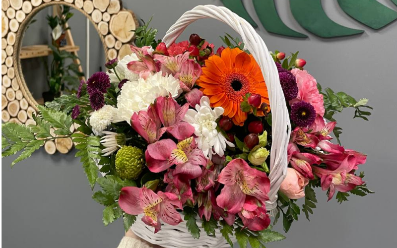 Букет «Корзинка тепла»