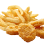 Наггетсы и картофель фри