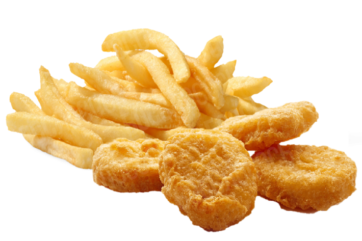 Наггетсы и картофель фри