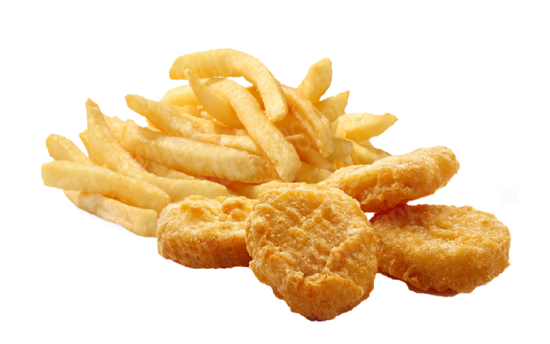 Наггетсы и картофель фри