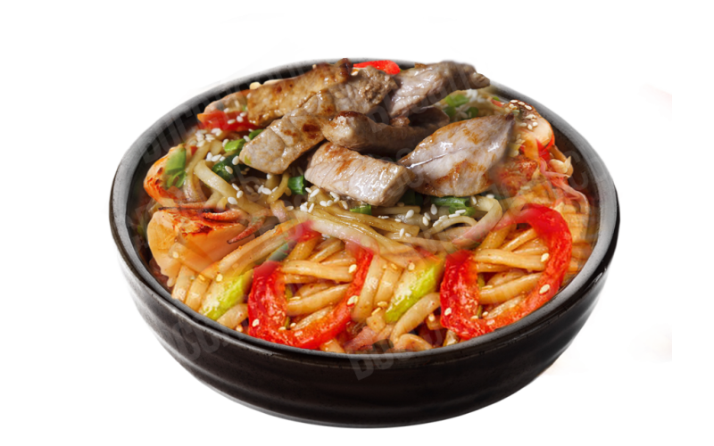 WOK «Свинина в сливочном соусе»