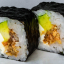 Мак с лососем терияки и авокадо