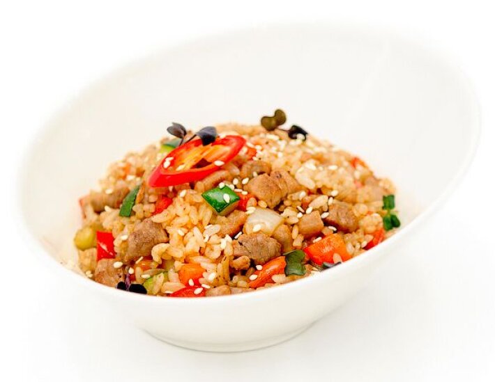 Рис с говядиной
