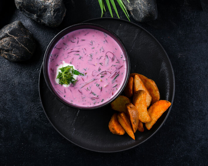 Холодник с картофелем