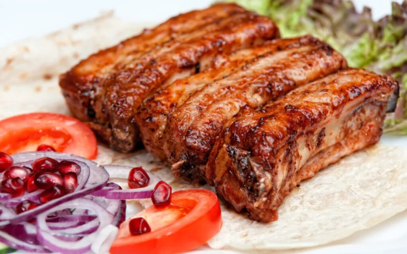 Шашлык из свиных ребр
