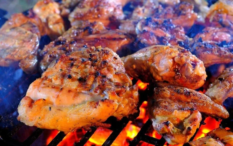 Шашлык из куриной голени