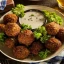 Фалафель с соусом Веган