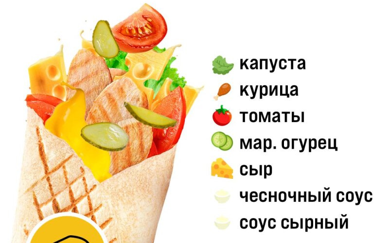 Шаурма «Doner Сырный»