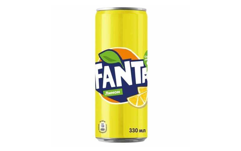 Напиток газированный «Fanta лимон» ж/б