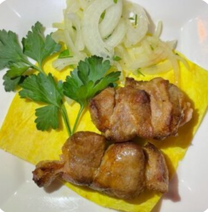 Шашлык из свиной шеи