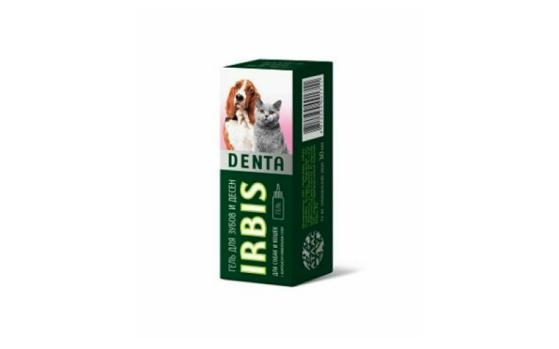 Irbis Denta Гель для зубов и десен для кошек и собак