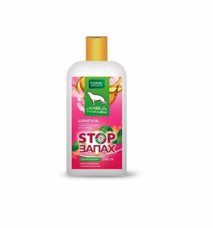 Pchelodar Шампунь Stop запах с мёдом и геранью для собак