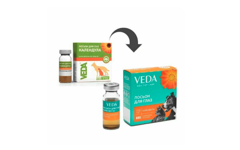 Veda Лосьон для глаз «Календула» 1 ампула