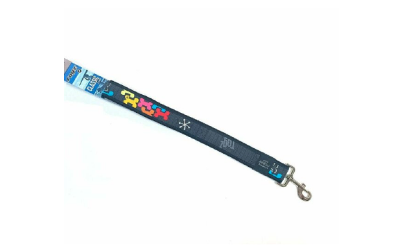 Поводок д/с Rogz Special Agent Multi Bone Black 40mm - 1 5/8