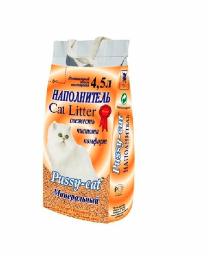 Наполнитель Pussy Cat минеральный