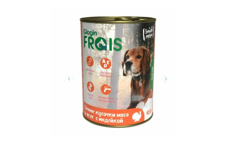 Frais Holistic Dog Кусочки с индейкой в желе