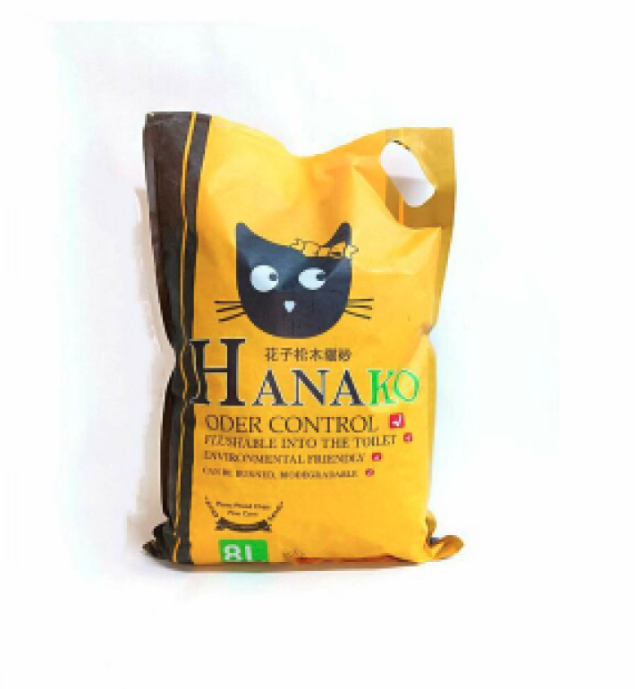 Угольный древесный наполнитель Hanako на 8 литров