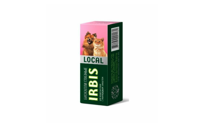 Irbis Local Биокапли глазные для собак и кошек