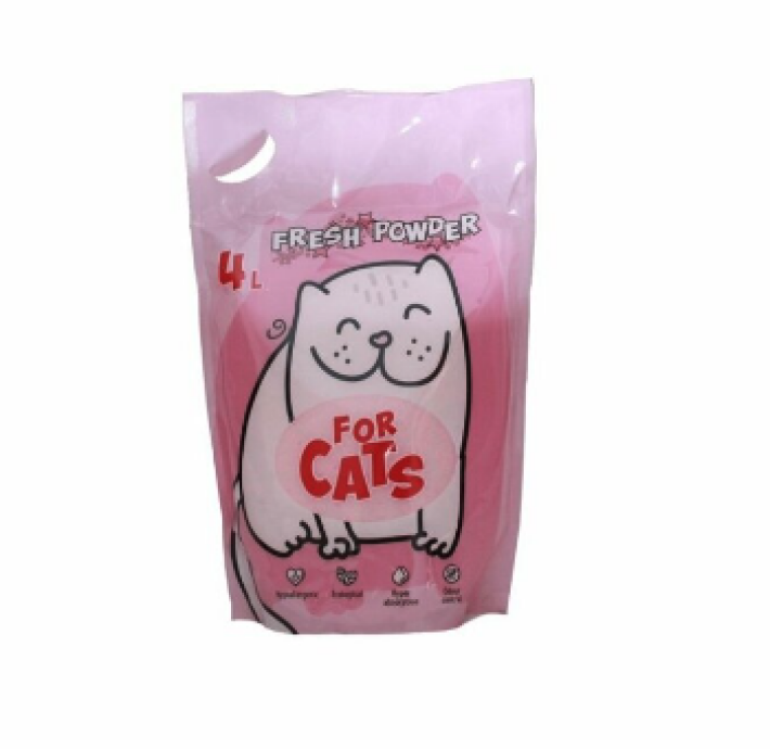 For cats Наполнитель силикагелевый Fresh Powder (звездная пыль)