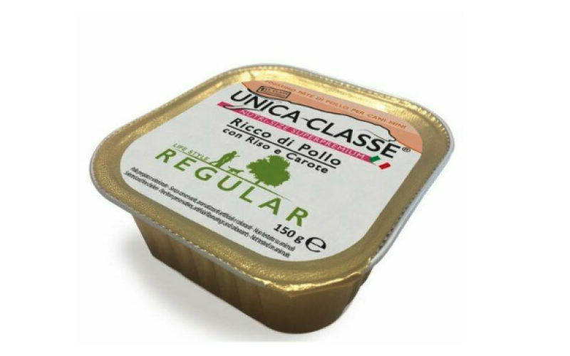 Unica Classe Regular Mini Паштет с курицей, рисом и морковью