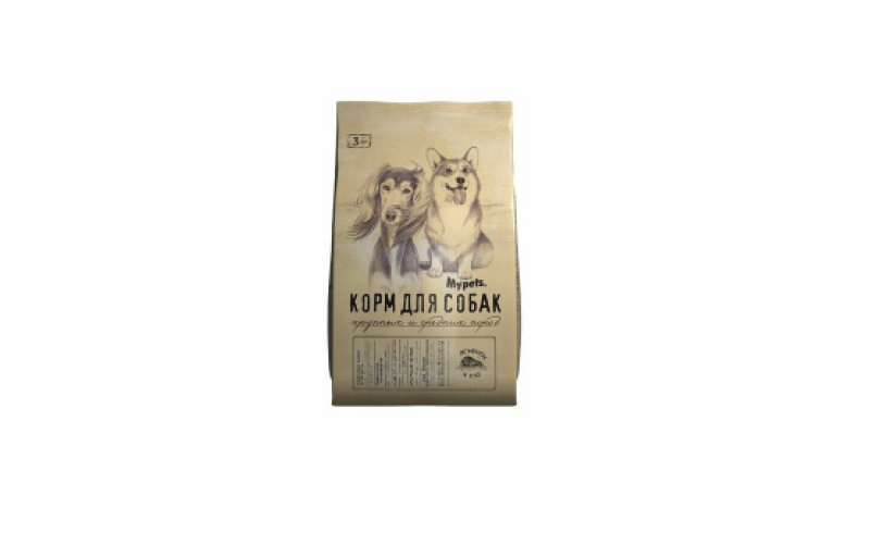 Mypets для собак крупных и средних пород (Ягненок, рис)