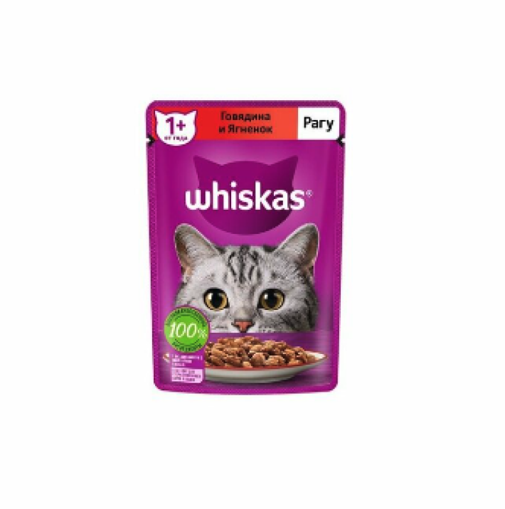 Whiskas рагу с говядиной и ягненком