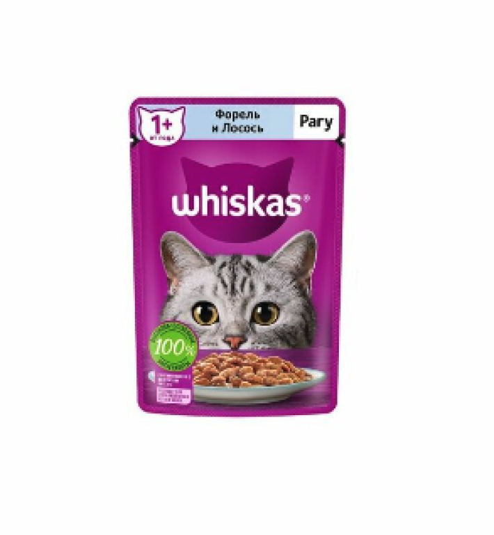 Whiskas рагу с форелью и лососем