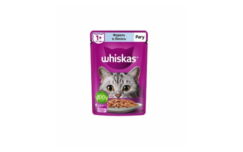 Whiskas рагу с форелью и лососем