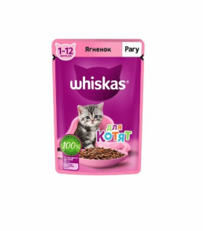 Whiskas для котят рагу с ягненком