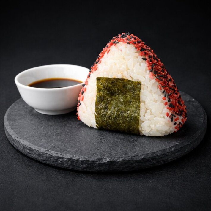 Онигири с креветкой