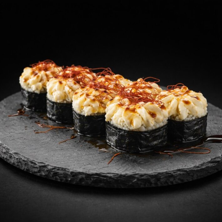 Ролл «Запечённый с мидиями»